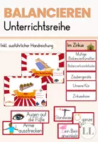 Vorschau - Unterrichtsreihen - Balancieren/Gleichgewicht - Unterrichtsreihe (UPP Stunde: Note 1) - Deckblatt