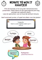 Voorbeeld - Minute to win it-kaartjes! - Pagina 1