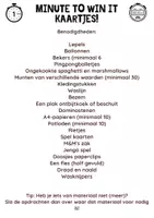 Voorbeeld - Minute to win it-kaartjes! - Pagina 2