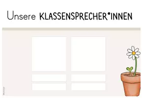 Vorschau - Poster - Klassensprecher - Klassensprecherin - Aushang - Seite 2