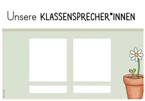 Vorschau - Poster - Klassensprecher - Klassensprecherin - Aushang - Seite 3