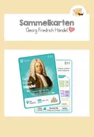 Vorschau - Stationenlernen - Komponisten-Sammelkarten: Barock - Deckblatt