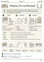 Vorschau - Arbeitsblätter - Olympische Spiele Antike Lernmalbuch Klasse 5–6 - Seite 1