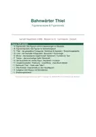 Vorschau - Arbeitsblätter - Bahnwärter Thiel: Figurenanalyse & Figurennetz | Thiel als Antiheld, Minna vs. Lene im Kontrast | Gerhart Hauptmann - Deckblatt