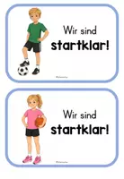 Vorschau - Bildkarten - Umziehkarten für den Sportunterricht - Seite 3