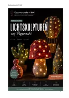 Vorschau - Stundenentwürfe - Lichtskulpturen aus Pappmaché - Kreatives Gestalten mit Form, Farbe und Licht - Deckblatt