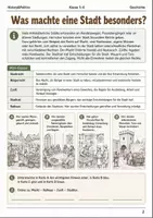 Vorschau - Arbeitsblätter - Mittelalterliche Stadt Lernmalbuch Klasse 5–6 - Seite 1