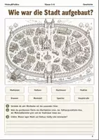 Vorschau - Arbeitsblätter - Mittelalterliche Stadt Lernmalbuch Klasse 5–6 - Seite 3