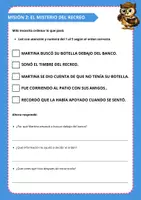 Vista previa - Refuerzo / NEE / Materiales de apoyo - Milo el búho curioso - página 2