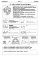 Vorschau - Arbeitsblätter - Heiliges Römisches Reich Lernmalbuch Klasse 5–6 - Seite 1