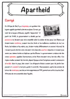 Aperçu - Inclusion - Apartheid – Fiche : texte à trous, compréhension orale et mots mêlés - Page 2