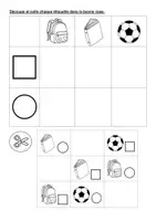 Aperçu - Feuilles d'exercices - Tableau à double entrée rentrée (maternelle, CP, inclusion) - Page 3