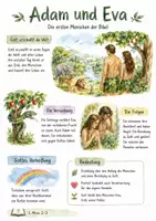 Vorschau - Arbeitsblätter - Lernposter + Arbeitsblatt zum Thema "Adam und Eva" + Onlineübung & MP3 + Mindmap + Infografik - Deckblatt