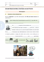 Vorschau - Arbeitsblätter - Material 01: Johann Sebastian Bach: Ein Genie an den Tasten - Deckblatt