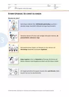 Vorschau - Arbeitsblätter - Material 03: Stimm-Upgrade: So lernst du singen - Deckblatt