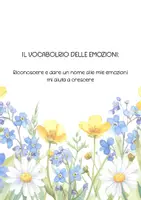 anteprima - Materiale di supporto/inclusione - Il vocabolario delle emozioni 1 - Pagina di copertina