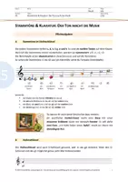 Vorschau - Arbeitsblätter - Material 05: Stammtöne & Klaviatur: Der Ton macht die Musik - Deckblatt