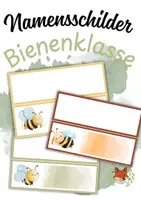 Vorschau - Arbeitsblätter - Materialpaket: Bienenklasse Schulstart - Seite 1