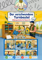 Vorschau - Arbeitsblätter - Bildergeschichte Klasse 3/4 – Turnbeutel - Deckblatt