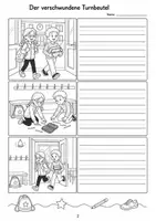 Vorschau - Arbeitsblätter - Bildergeschichte Klasse 3/4 – Turnbeutel - Seite 2