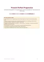 Vorschau - Arbeitsblätter - Present Perfect Progressive (Verlaufsform): Englisch Übungspaket mit Lösungen, Klasse 8, differenziert - Deckblatt