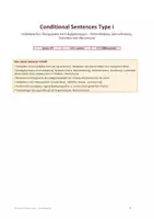 Vorschau - Arbeitsblätter - Conditional Sentences Type I: Bedingungssätze Übungspaket mit Lösungen, Klasse 7/8, differenziert, sofort einsetzbar - Deckblatt