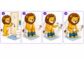 Vorschau - Präsentationen/Tafelbilder - Materialpaket Selbstständig im Kindergarten und in der Kita: WC, Händewaschen & Garderobe - Seite 3