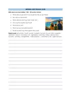 Vorschau - Arbeitsblätter - TRAVELLING Creative Writing Prompts (More 3 Unit 3 Going On A Jounrey) - Seite 1