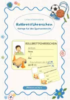 Vorschau - Anderer Materialtyp - Rollbrettführerschein | Vorlage - Deckblatt