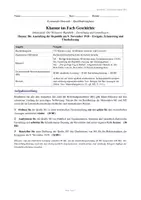Vorschau - Arbeitsblätter - Geschichte Klausur Oberstufe: Novemberrevolution 1918 – Scheidemann & Quellenkritik mit Erwartungshorizont - Seite 1
