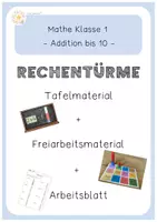 Vorschau - Stundenentwürfe - Rechentürme - Rechnen mit Bausteinen ZR10 - Deckblatt