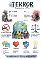 Vorschau - Arbeitsblätter - Lernposter + Arbeitsblätter zum Thema "Terror" + Lösung & MP3 + Mindmap + Infografik - Deckblatt
