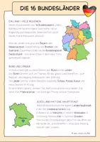 Vorschau - Arbeitsblätter - Bundesländer Deutschland - Seite 1