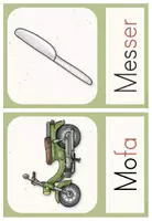 Vorschau - Bildkarten - Bildkarten Buchstabeneinführung - Buchstabe M m | Klasse 1 - Seite 3