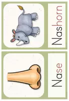Vorschau - Bildkarten - Bildkarten Buchstabeneinführung - Buchstabe N n | Klasse 1 - Seite 1