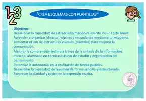 Vista previa - Hojas de trabajo - CREA ESQUEMAS CON PLANTILLAS - página 1