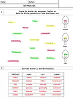 Vorschau - Arbeitsblätter - Wortfamilien Klasse 3 Arbeitsblätter - Seite 2