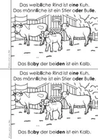 Vorschau - Arbeitsblätter - Kühe Arbeitsblätter Klasse 1 - Seite 3