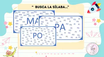 Vista previa - Juegos / Gamificación - BUSCA LA SÍLABA - Portada