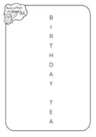 anteprima - Esercizi - Brown Owl's Birthday Tea - ACROSTIC POEM - Pagina 1