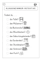 Vorschau - Arbeitsblätter - Klassenzimmer-Rallye | Die Entdeckungstour für die erste Schulwoche | Schuljahresbeginn - Seite 2