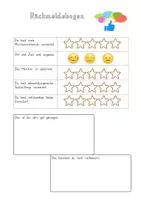 Vorschau - Arbeitsblätter - Rückmeldebogen Märchen - Feedbackbogen - Deckblatt