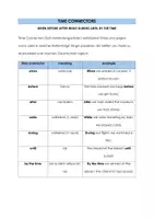 Vorschau - Arbeitsblätter - TIME CONNECTORS Worksheets (More 3 Unit 3 Going On A Journey) before while during after until by the time - Seite 1