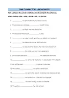 Vorschau - Arbeitsblätter - TIME CONNECTORS Worksheets (More 3 Unit 3 Going On A Journey) before while during after until by the time - Seite 3