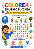 Vista previa - Unidades / Secuencias / Situaciones de Aprendizaje - COLOREA SIGUIENDO EL CÓDIGO - página 1