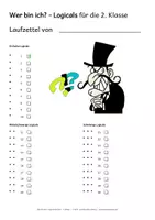 Vorschau - Arbeitsblätter - Leseverständnis Klasse 2 - Logicals Klasse 2 - Logicals Klasse 3 - Leseverstehen Klasse 2 - Leselogicals Klasse 2 - Freiarbeitsmaterial Deutsch Klasse 2 - Seite 2