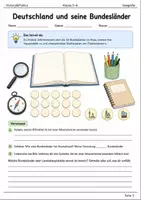 Vorschau - Arbeitsblätter - Geografie-Bundle mit 15 Heften Klasse 5–6 - Seite 1