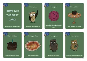 anteprima - Quiz - Brown Owl's Birthday Tea - I HAVE GOT ... WHO HAS GOT ...? - Pagina 1
