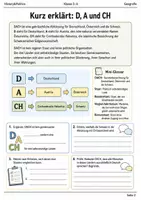 Vorschau - Arbeitsblätter - DACH Vergleich Arbeitsheft Klasse 5–6 - Seite 1