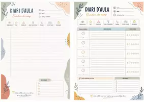 Vista previa - Para docentes: organización, planificación y formación - Planner A5 per mesos, diari d'aula i reunions - página 3